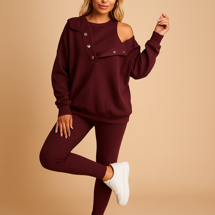 Agnès™ | Weiches Hoodie-Set
