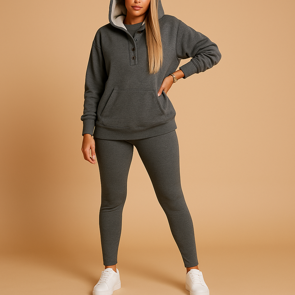 Agnès™ | Weiches Hoodie-Set
