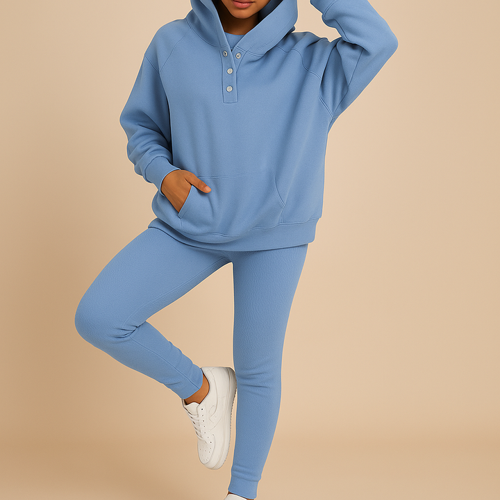 Agnès™ | Weiches Hoodie-Set