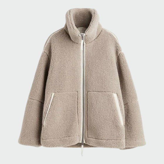 Olivia - Oversized Teddyjacke