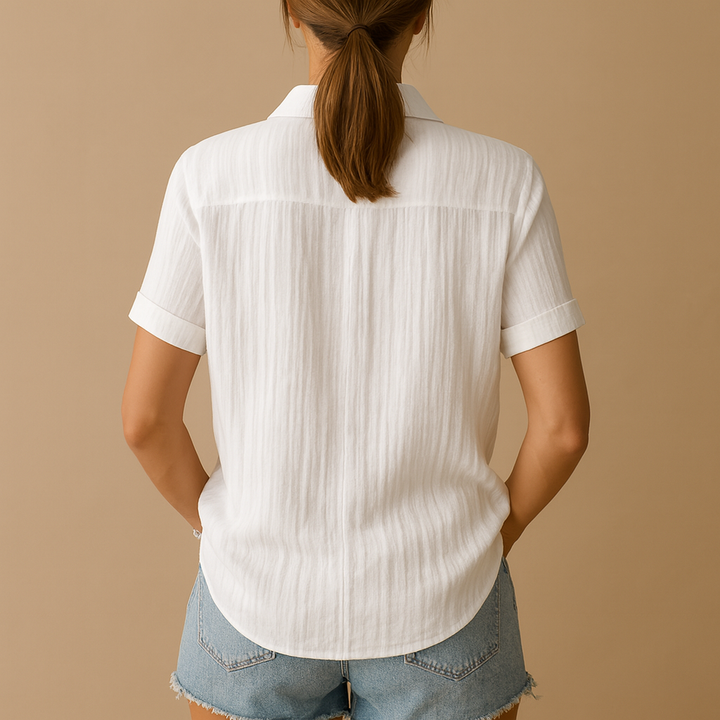 Céline™ | Klassisches Baumwollhemd