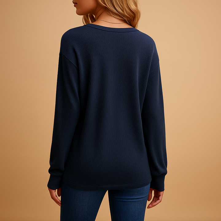 Cassandre™ | Fließende Bluse mit Knöpfen