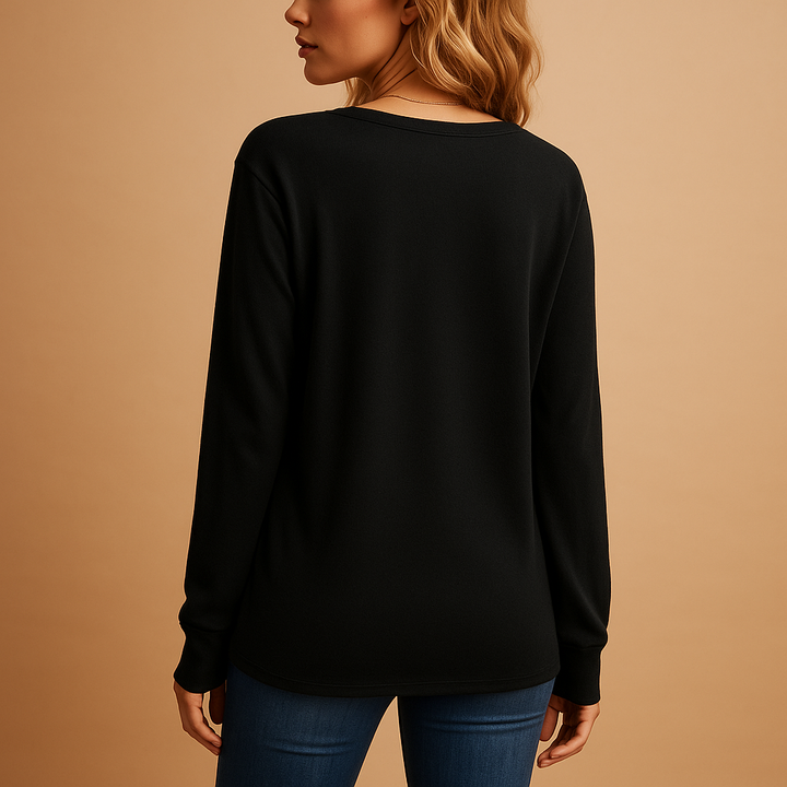 Cassandre™ | Fließende Bluse mit Knöpfen