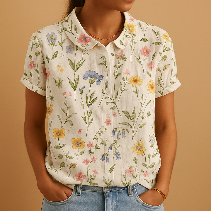 Séraphine™ | Florale Relax Bluse