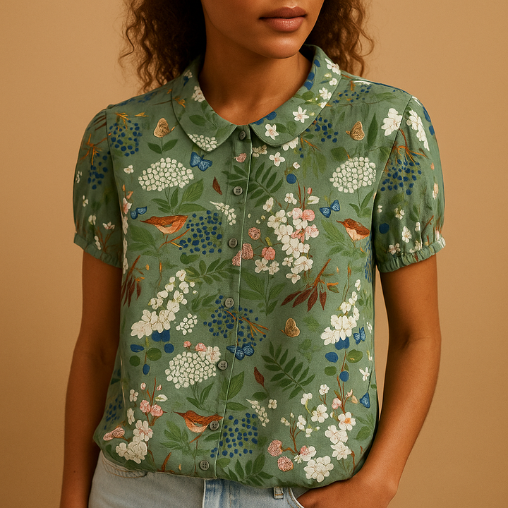 Séraphine™ | Florale Relax Bluse