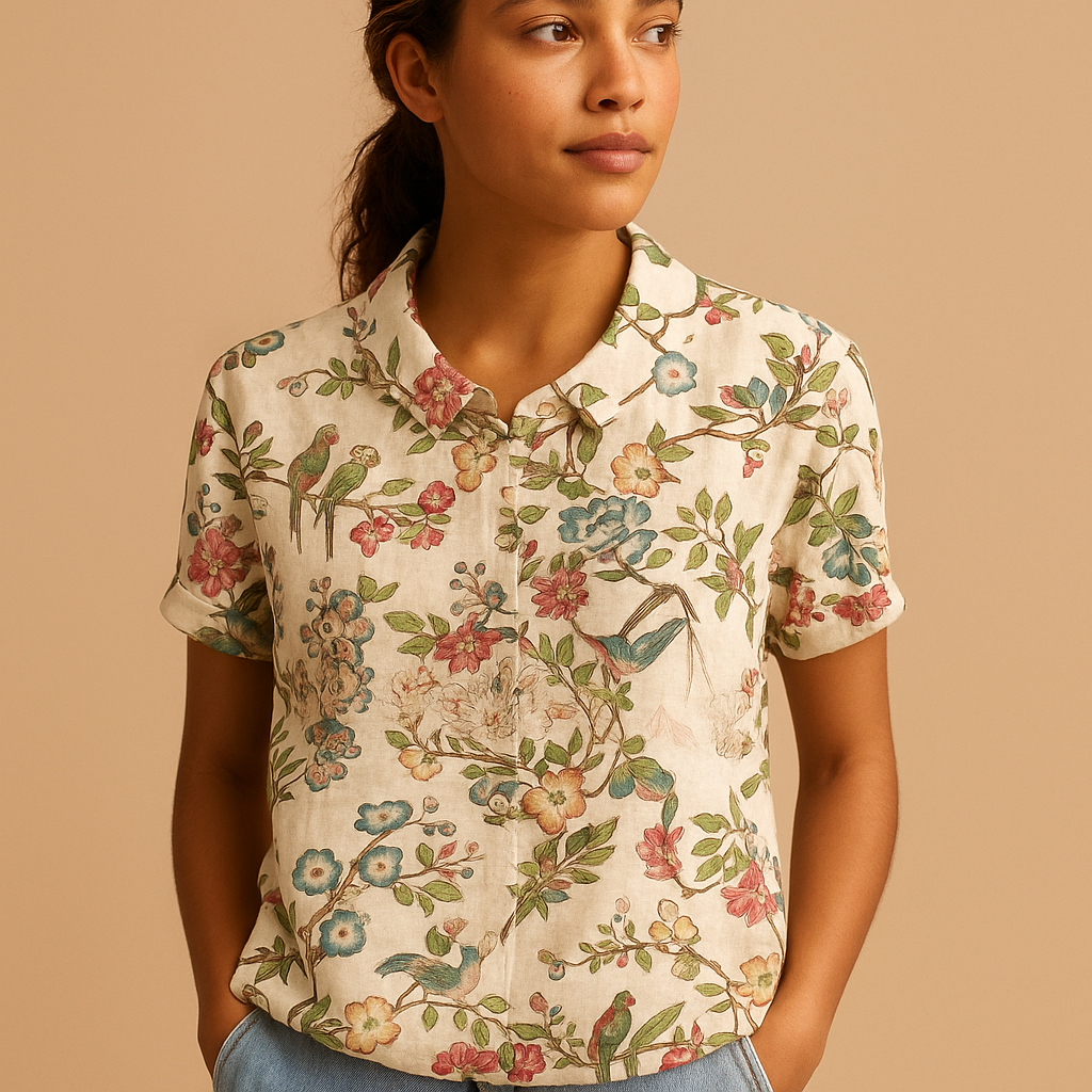 Séraphine™ | Florale Relax Bluse