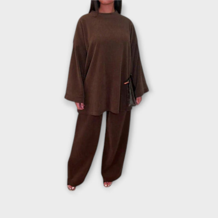 Ingrid - Plus Size Set - Gerippter Stil