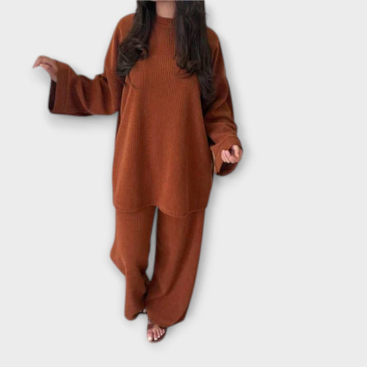 Ingrid - Plus Size Set - Gerippter Stil