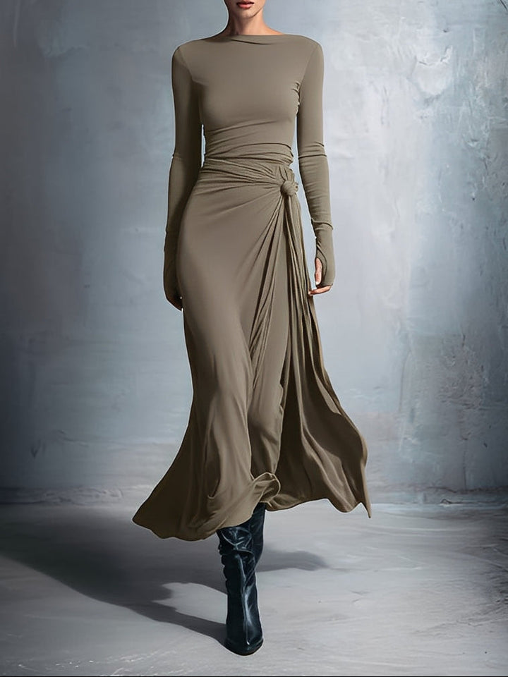 Lyla - Elegantes Fluid Maxi Kleid